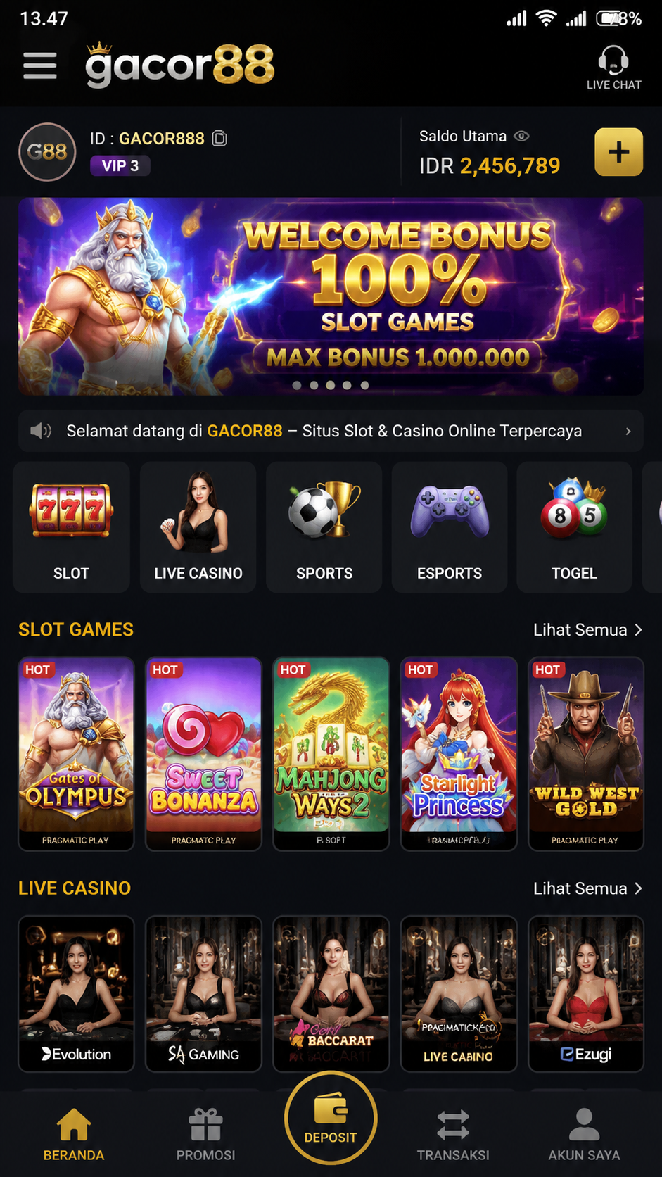 Screenshot 2 gacor88